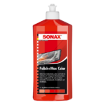 پولیش و واکس قرمز 500 میلی لیتر سوناکس مدل Sonax Polish & Wax Color Red 500ml مخصوص تمام رنگ های استاندارد قرمز بوده و به طور همزمان در یک مرحله پولیش و واکس را براساس تکنولوژی نانو انجام می دهد. این پولیش رنگ قرمز باعث می شود ریکاوری رنگ بدنه ساده تر شده و ضمن از بین بردن خط و خش های سطحی با ایجاد یک لایه محافظ از بروز موارد این چنینی جلوگیری کند. این محصول حرفه ای سوناکس افزایش درخشندگی سطح، براقیت بسیار بالا و محافظت طولانی ‌مدت در برابر تاثیرات آب و هوایی را از طریق واکس طبیعی خالص کارناوبا ایجاد می ‌کند.