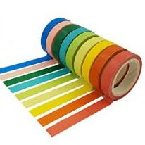 نوار چسب كاغذی مخصوص ماسكه خودرو رنگی مدل Egetapes Masking Tape colorful با عرض 25 میلی متر و طول 50 متر در نقاشی و پولیش خودرو مورد استفاده قرار می گیرد. مقاومت مجموعه 5 عددی نوار چسب كاغذی مخصوص ماسكه خودرو رنگی مدل Egetapes Masking Tape colorful اگه در اتاق رنگ تا دمای 90 درجه سانتی گراد می باشد