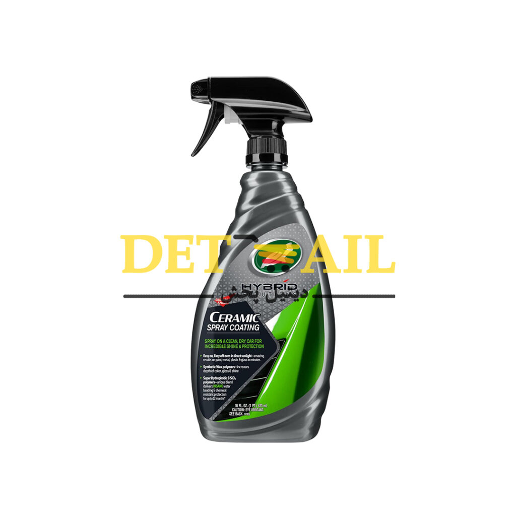 اسپری پوشش سرامیک هایبرید ترتل واکس مدل Turtle Wax Hybrid Solutions Ceramic Spray Coating 473ml درخشش باورنکردنی، آبگریزی خارق‌العاده و محافظت طولانی‌ مدت از واکس سرامیکی را تنها با کاربرد آسان چند اسپری برای بدنه خودروی شما به ارمغان می آورد.