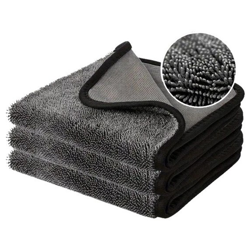 حوله خشک کن بدنه خودرو سایز بزرگ 75×45 رویال دیتیل با الیاف نانو و جذب بالا، انتخابی حرفه‌ای برای خشک‌کردن سریع و بی‌خط‌وخش.