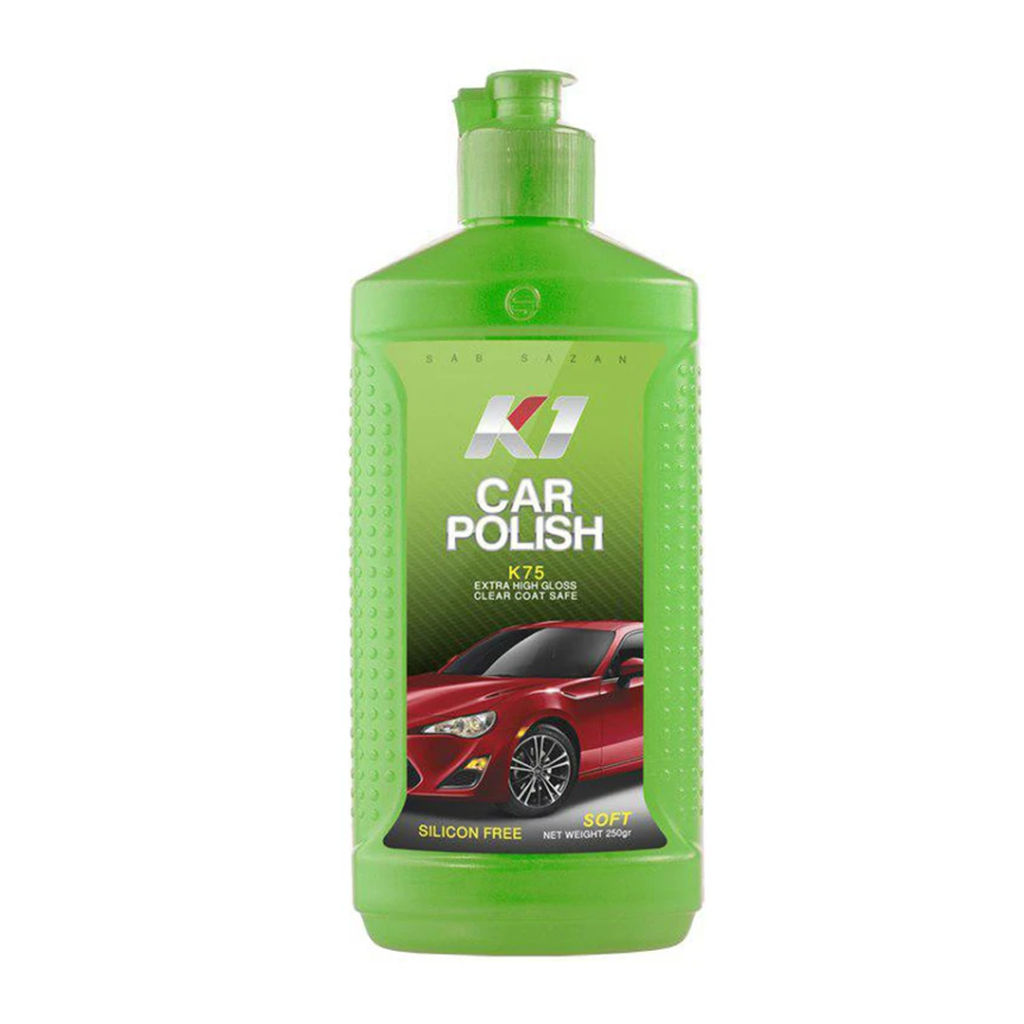 مایع پولیش بدنه خودرو ساب سازان مدل K75 مناسب رفع خط و خش‌های سطحی و ایجاد براقیت است. کاربری آسان، اقتصادی و مناسب برای استفاده خانگی و نیمه‌حرفه‌ای.