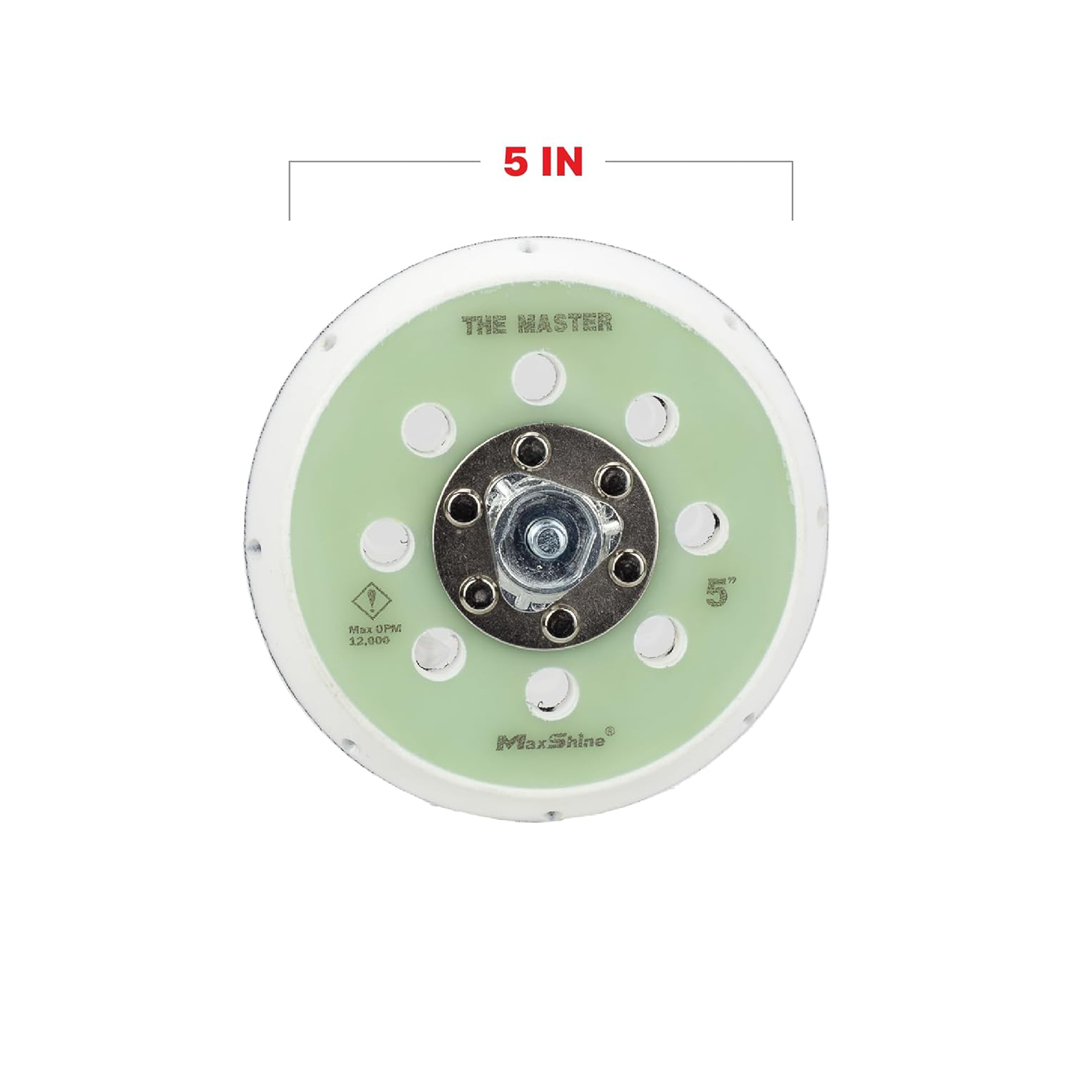 بکینگ پد ۱۲.۵ دوال اکشن مکس شاین، صفحه‌ای قدرتمند و پایدار برای افزایش سرعت پولیش‌کاری و دستیابی به کنترل بیشتر در سطح‌های گسترده است.