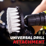 پک دو عددی فرچه نرم دریلی مکس شاین یک مجموعه حرفه‌ای برای تمیزکاری سریع و ایمن داخل خودرو، با الیاف نرم و مناسب برای انواع سطوح حساس است.