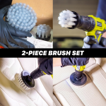 پک دو عددی فرچه نرم دریلی مکس شاین یک مجموعه حرفه‌ای برای تمیزکاری سریع و ایمن داخل خودرو، با الیاف نرم و مناسب برای انواع سطوح حساس است.