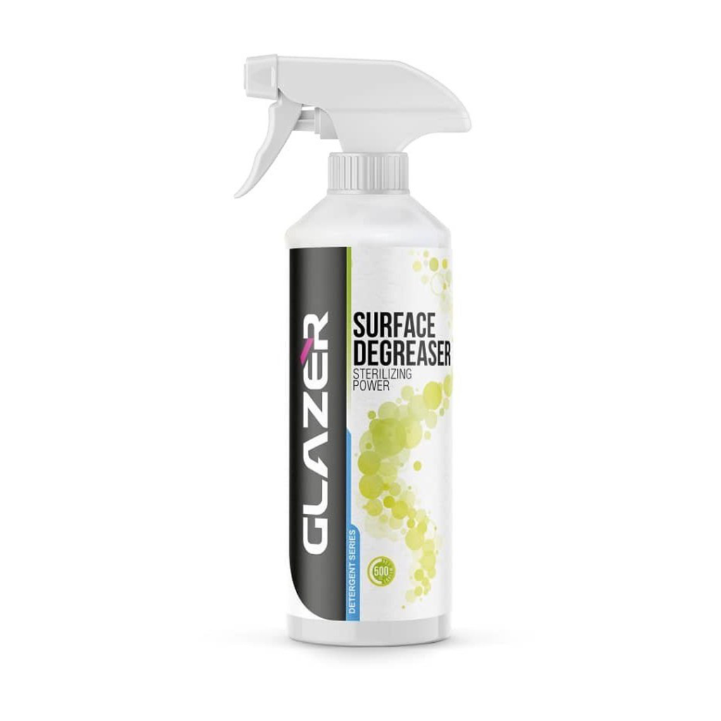 چربی زدای گلیزر 500ml، انتخابی کاربردی برای حذف سریع چربی و آلودگی‌های سخت خودرو.
