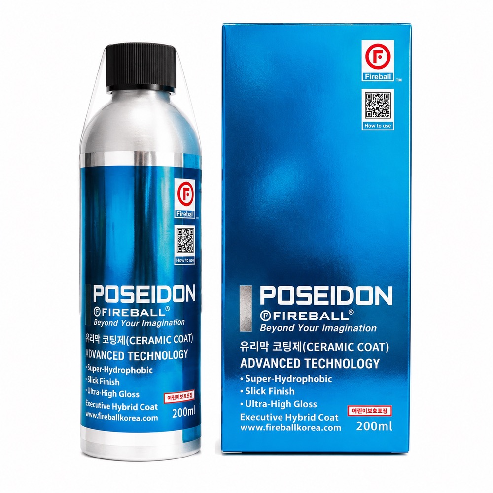 اسپری سرامیک سریع فایربال مدل POSEIDON حجم 200 میلی لیتر محصولی کاربردی برای افزایش درخشندگی، ایجاد آب‌گریزی و محافظت سریع از بدنه خودرو است.