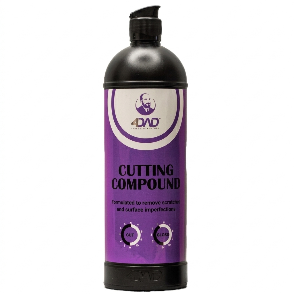 پولیش زبر 1 لیتری فور دد مدل 4Dad Cutting Compound یک پولیش حرفه‌ای با قدرت برش بالا برای حذف خط و خش‌های عمیق، آثار سنباده و کدری رنگ خودرو است که عملکرد بسیار مناسبی با دستگاه‌های روتاری ارائه می‌دهد.