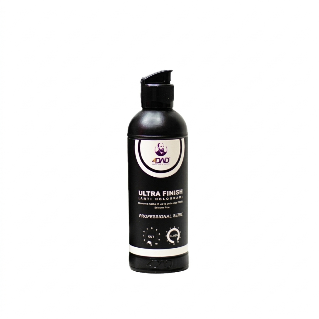 پولیش آنتی هولوگرام فور دد Ultra Finish 250 میل، انتخابی حرفه‌ای برای حذف هولوگرام و ایجاد براقیت نهایی در دیتیلینگ خودرو.