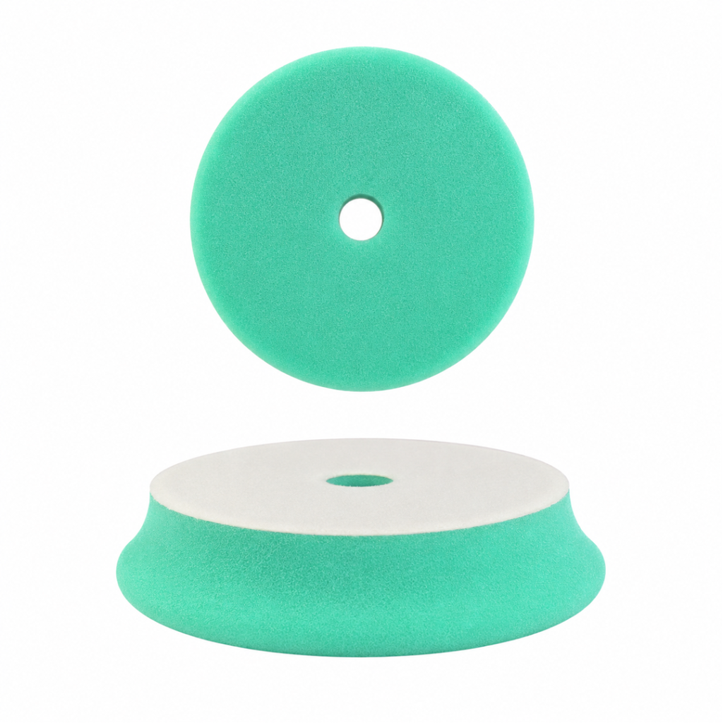 پد پولیش زبر دوکاره سبز هامبر مدل Humber Dual Action Coarse Green Cutting Foam Pad 3 inch مناسب اصلاح رنگ خودرو، حذف خط و خش و پولیش نقاط محدود و حساس بدنه است.