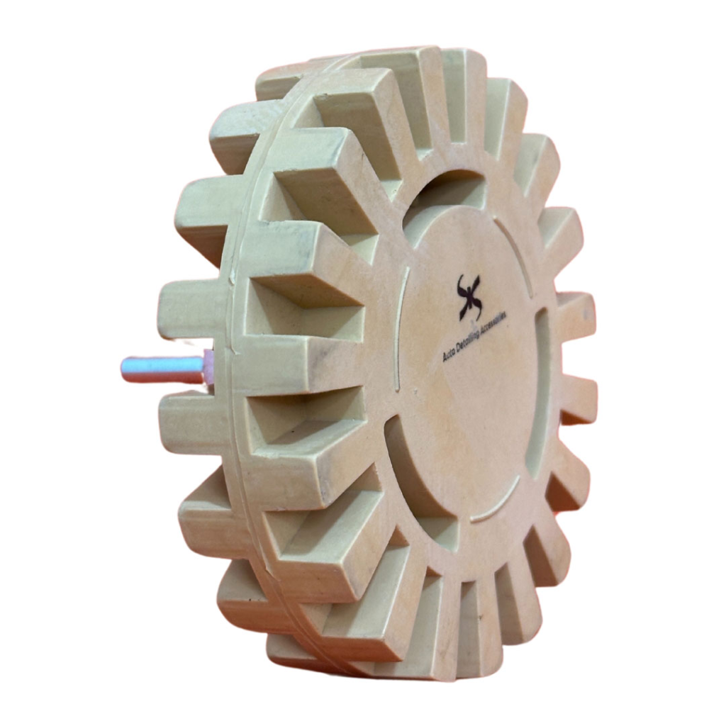 چسب پاک کن دریلی اس آر اس SRS ابزاری حرفه‌ای برای حذف آثار چسب، برچسب و مواد چسبنده از روی سطوح خودرو با سرعت و دقت بالا است.