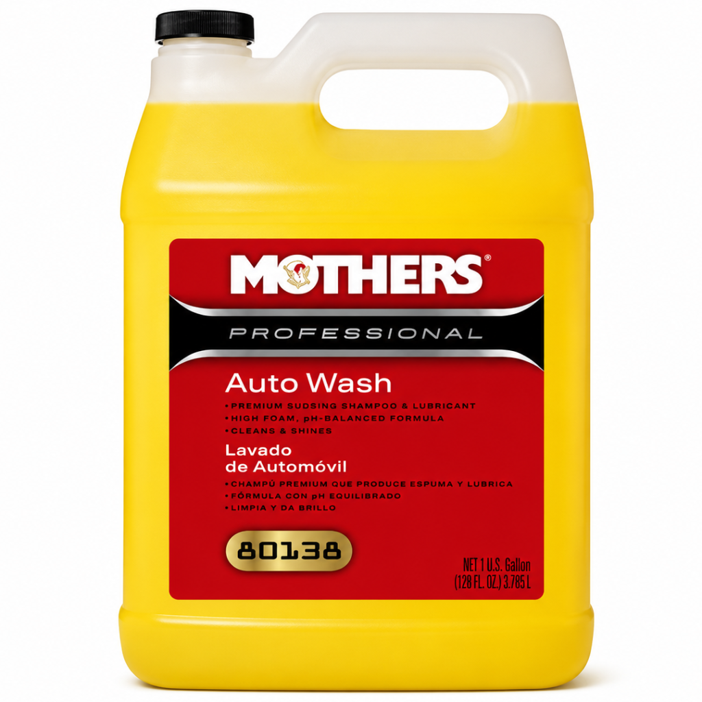 بررسی تخصصی شامپو براق حرفه ای 4 لیتری مادرز مدل Mothers Professional Auto Wash 1Gal 80138